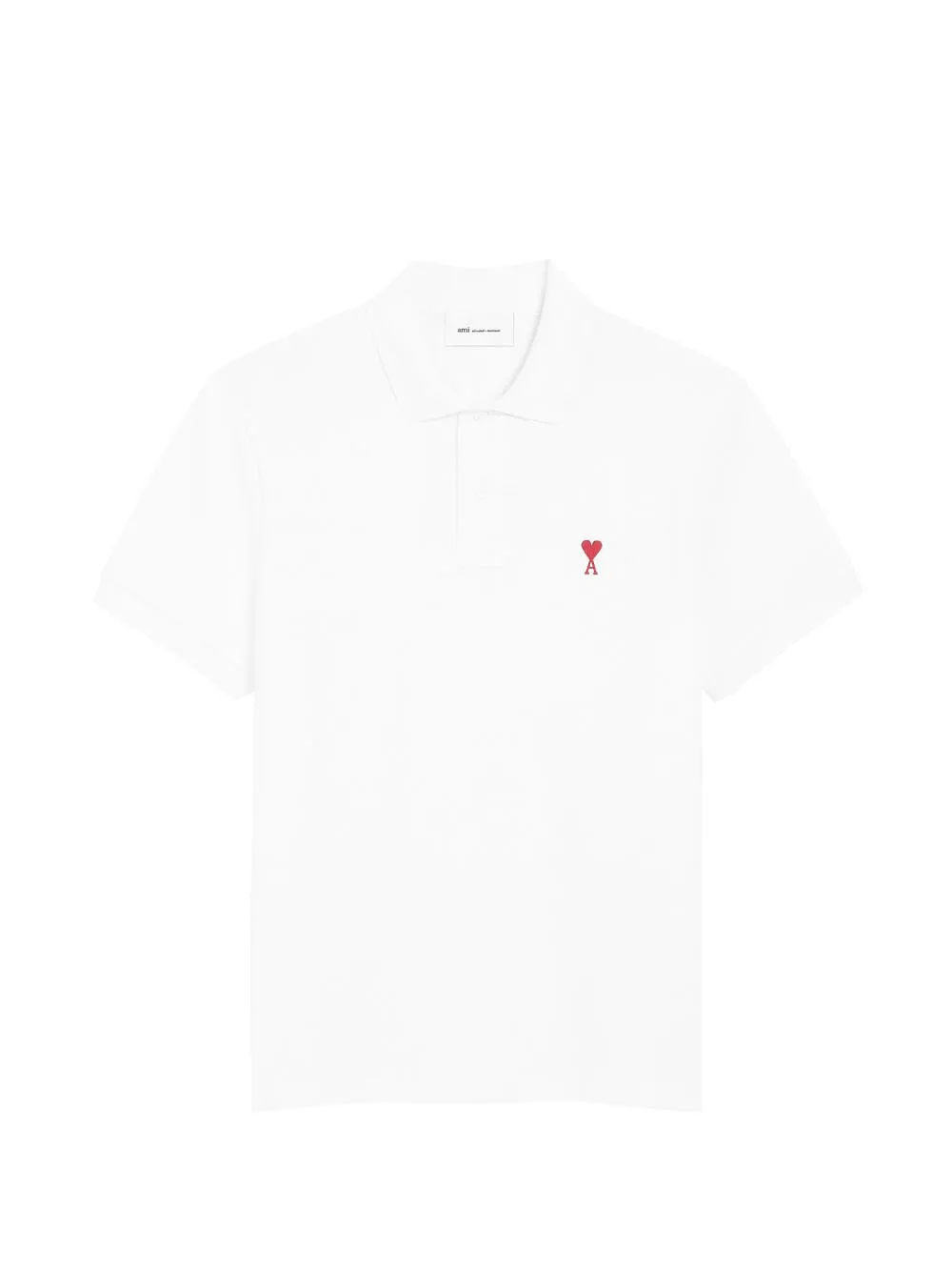 Ami Paris Ami De Coeur Cotton Polo Shirt