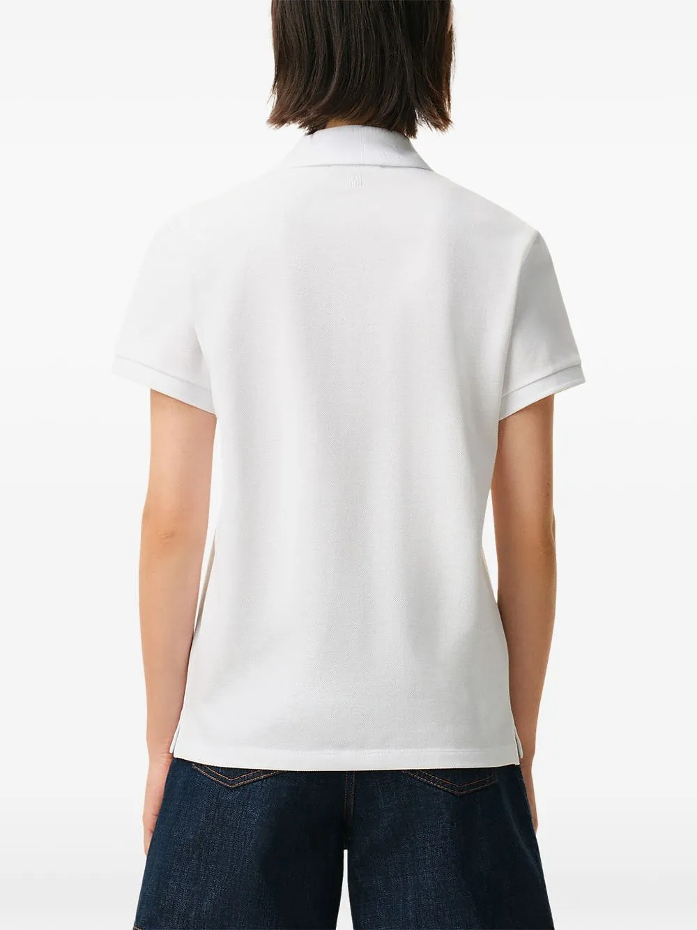 Ami Paris Ami De Coeur Cotton Polo Shirt
