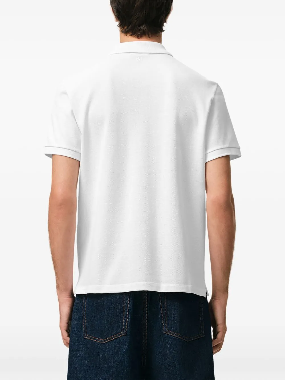 Ami Paris Ami De Coeur Cotton Polo Shirt