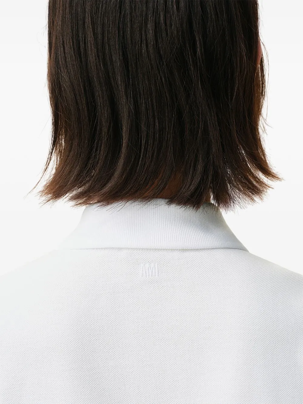 Ami Paris Ami De Coeur Cotton Polo Shirt