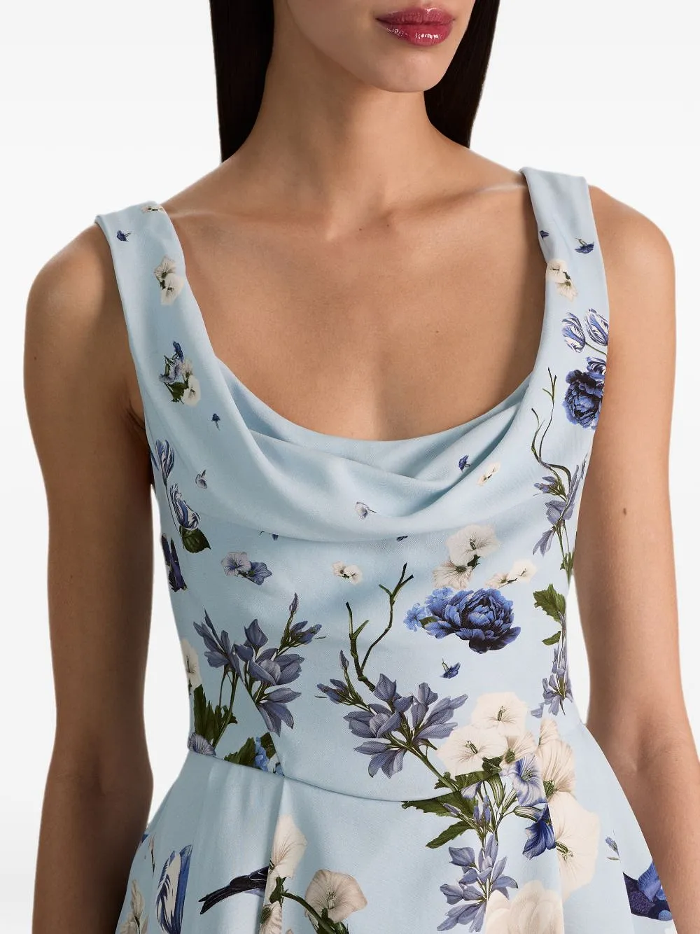 Alice + Olivia Estrella Flared Mini Dress
