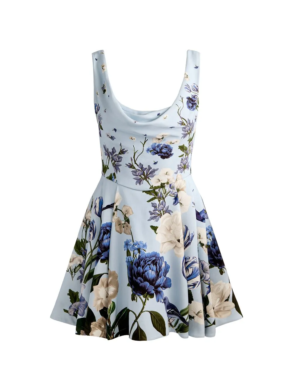 Alice + Olivia Estrella Flared Mini Dress