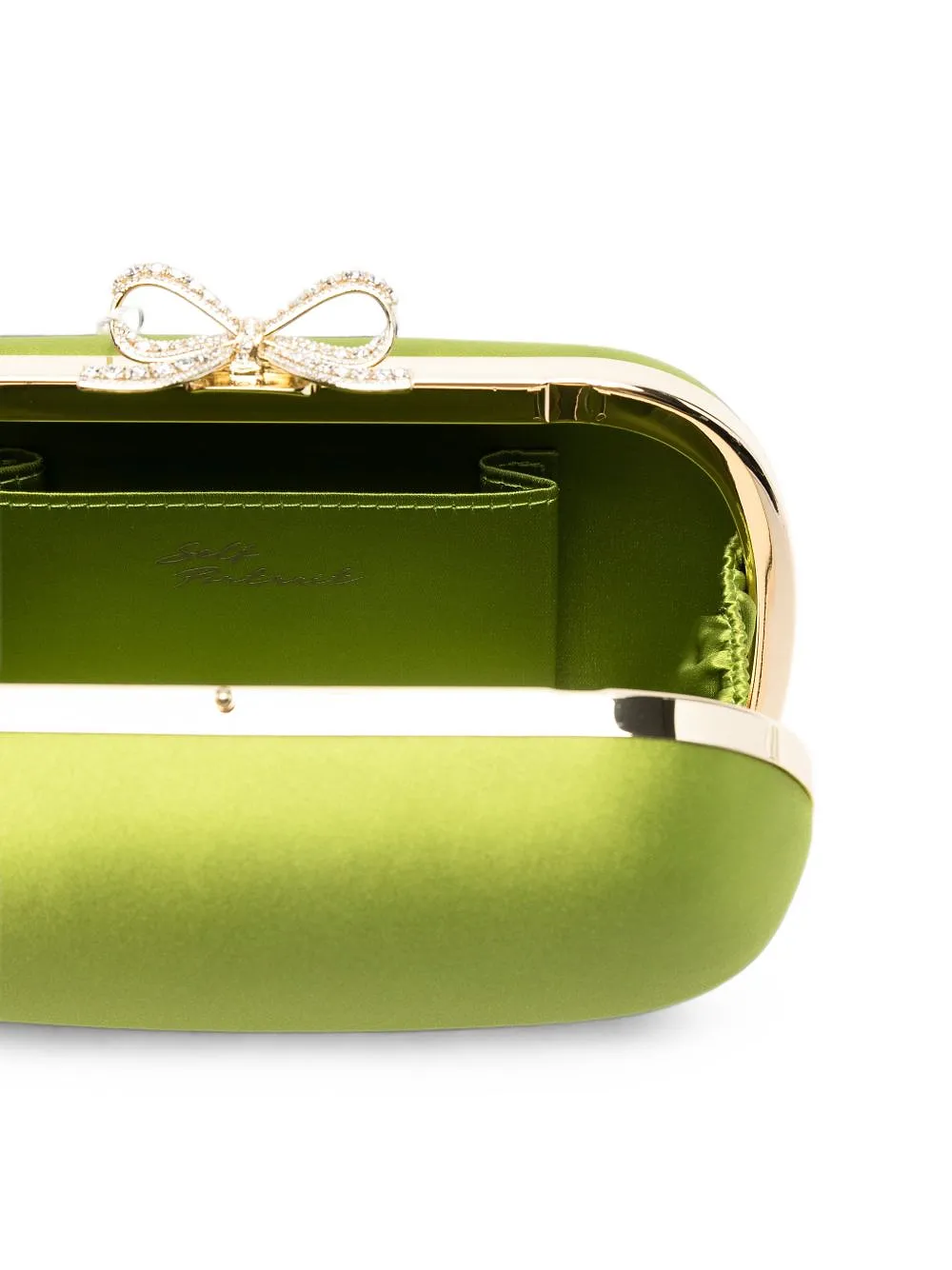 Self Portrait Satin Clutch