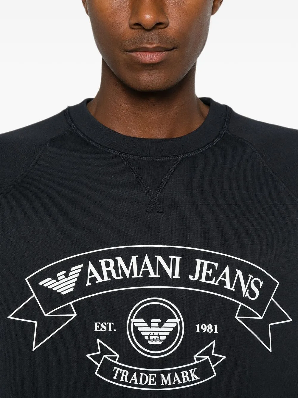 Emporio Armani Capsule Logo Cotton Sweatshirt