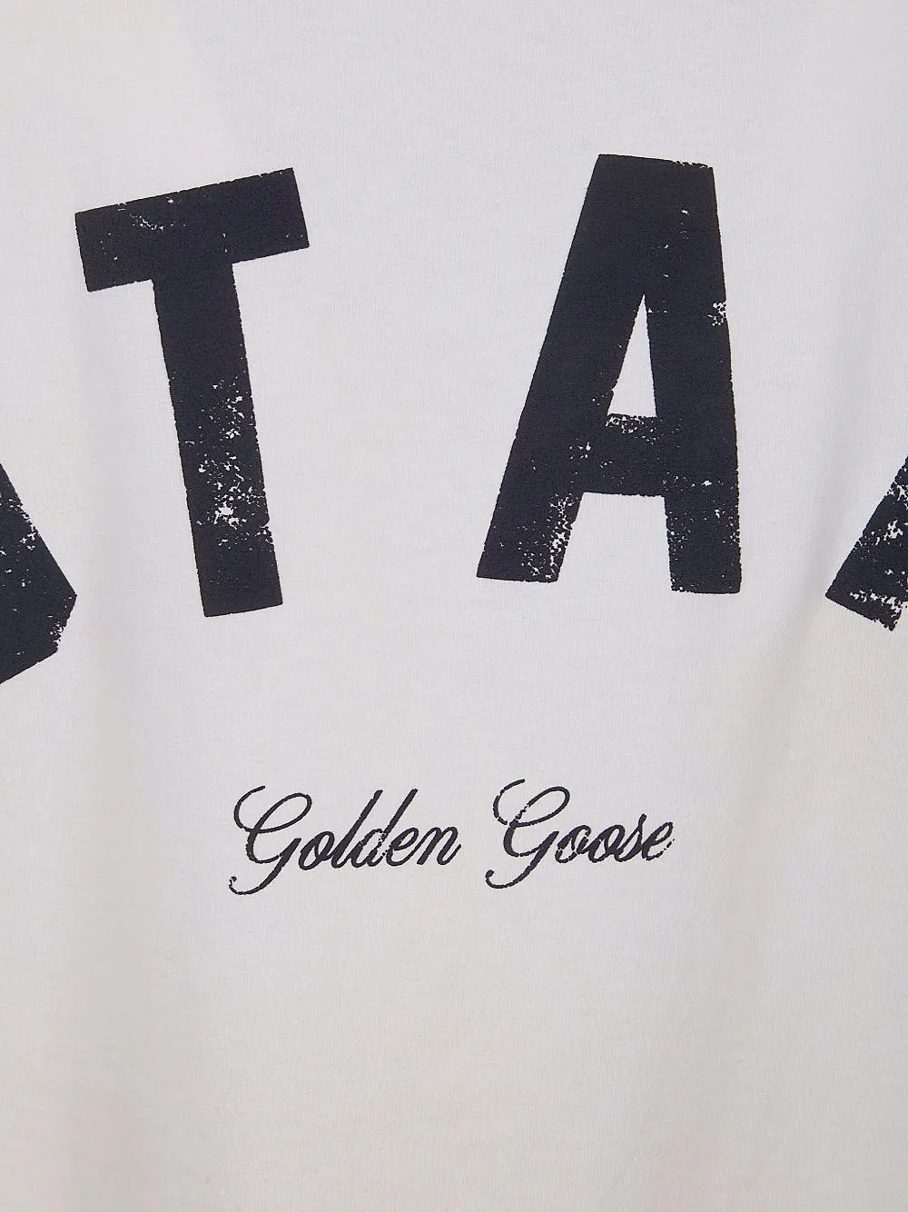 Golden Goose Logo Cotton T Shirt
