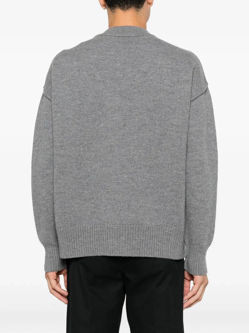 Ami Paris Ami De Coeur Wool Cardigan