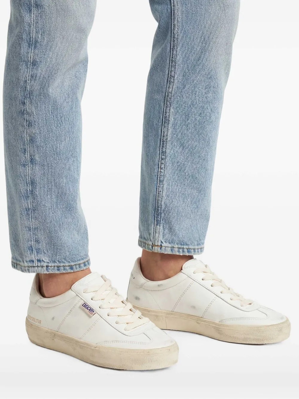 Golden Goose Soul Star Leather Sneakers