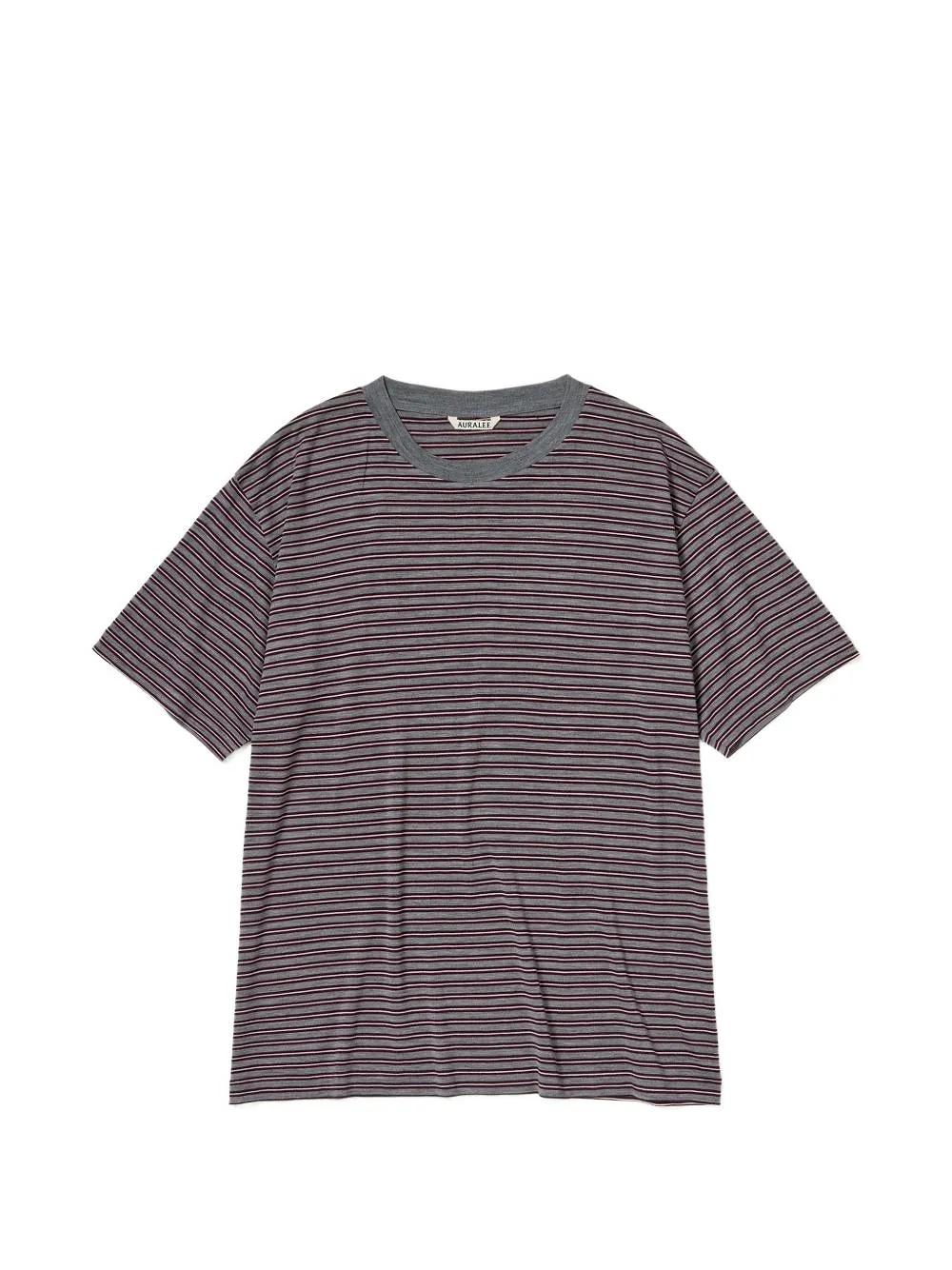 Auralee Wool Striped T Shirt
