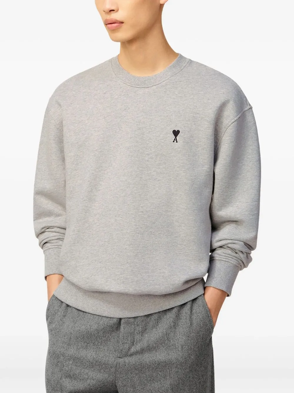Ami Paris Ami De Coeur Cotton Sweatshirt
