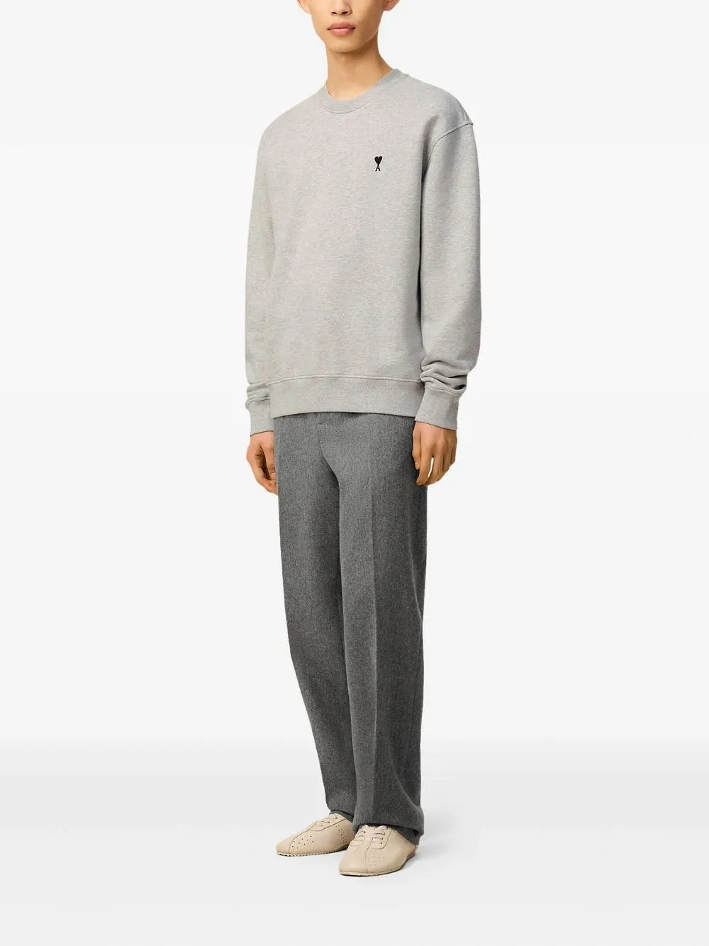 Ami Paris Ami De Coeur Cotton Sweatshirt