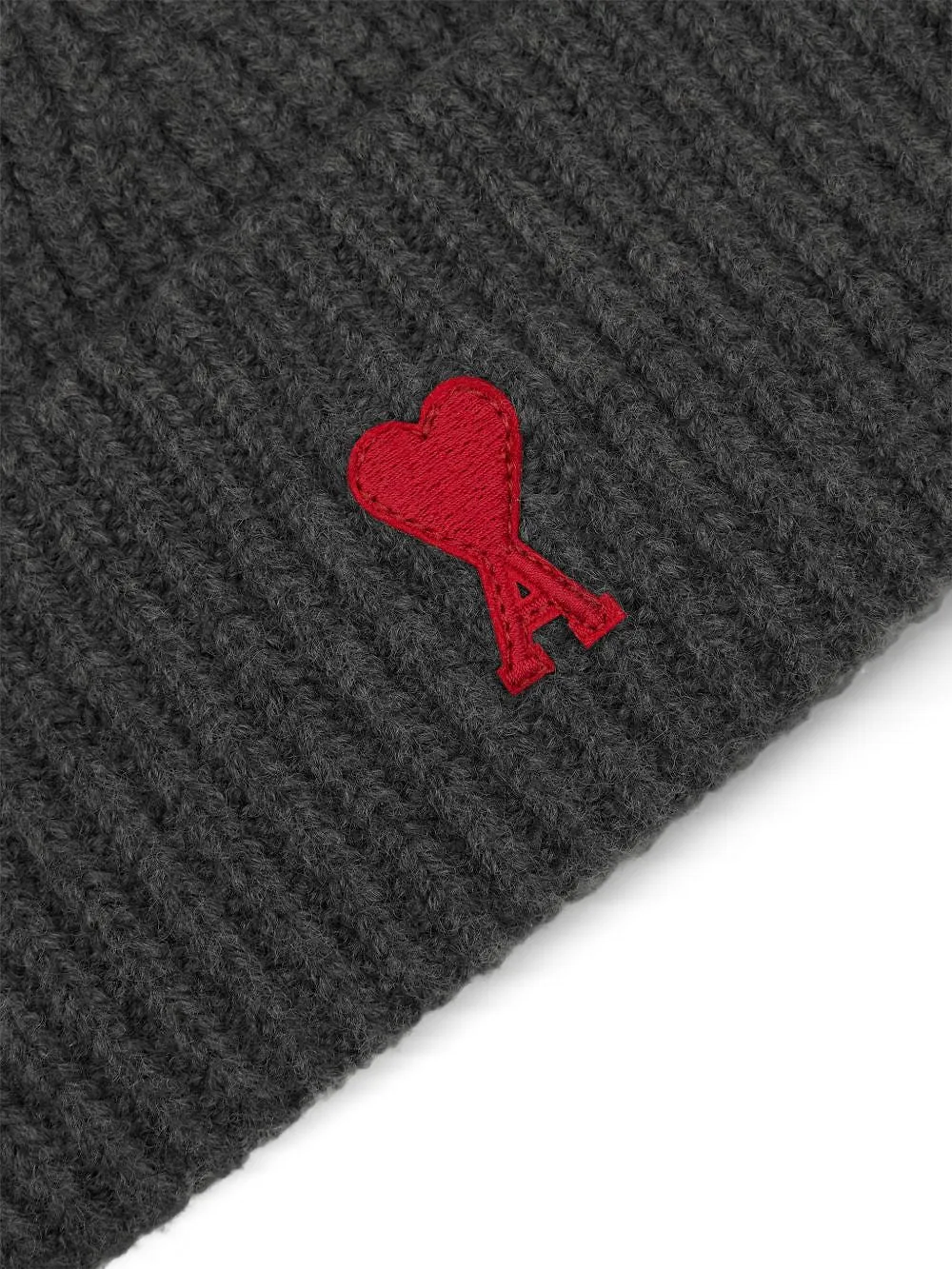 Ami Paris Ami De Coeur Wool Beanie