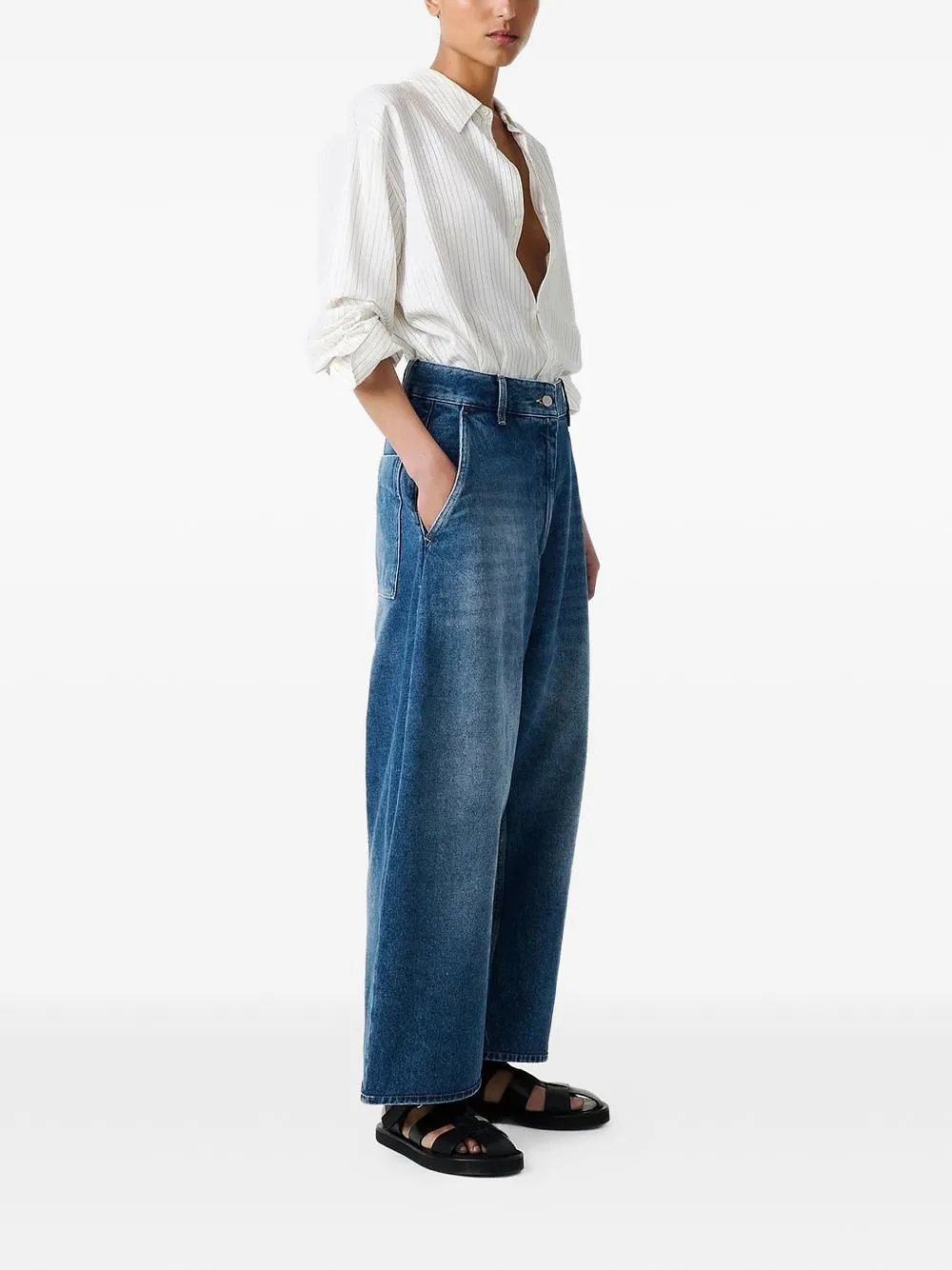 Studio Nicholson Pre Cropped Denim Jeans