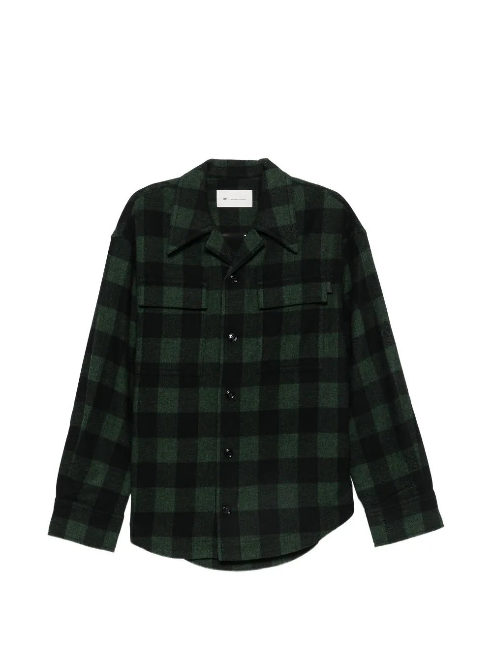 Ami Paris Wool Checkec Shirt