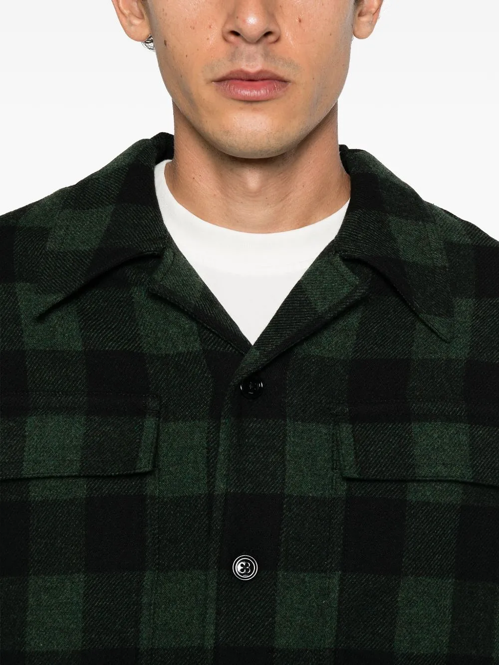 Ami Paris Wool Checkec Shirt