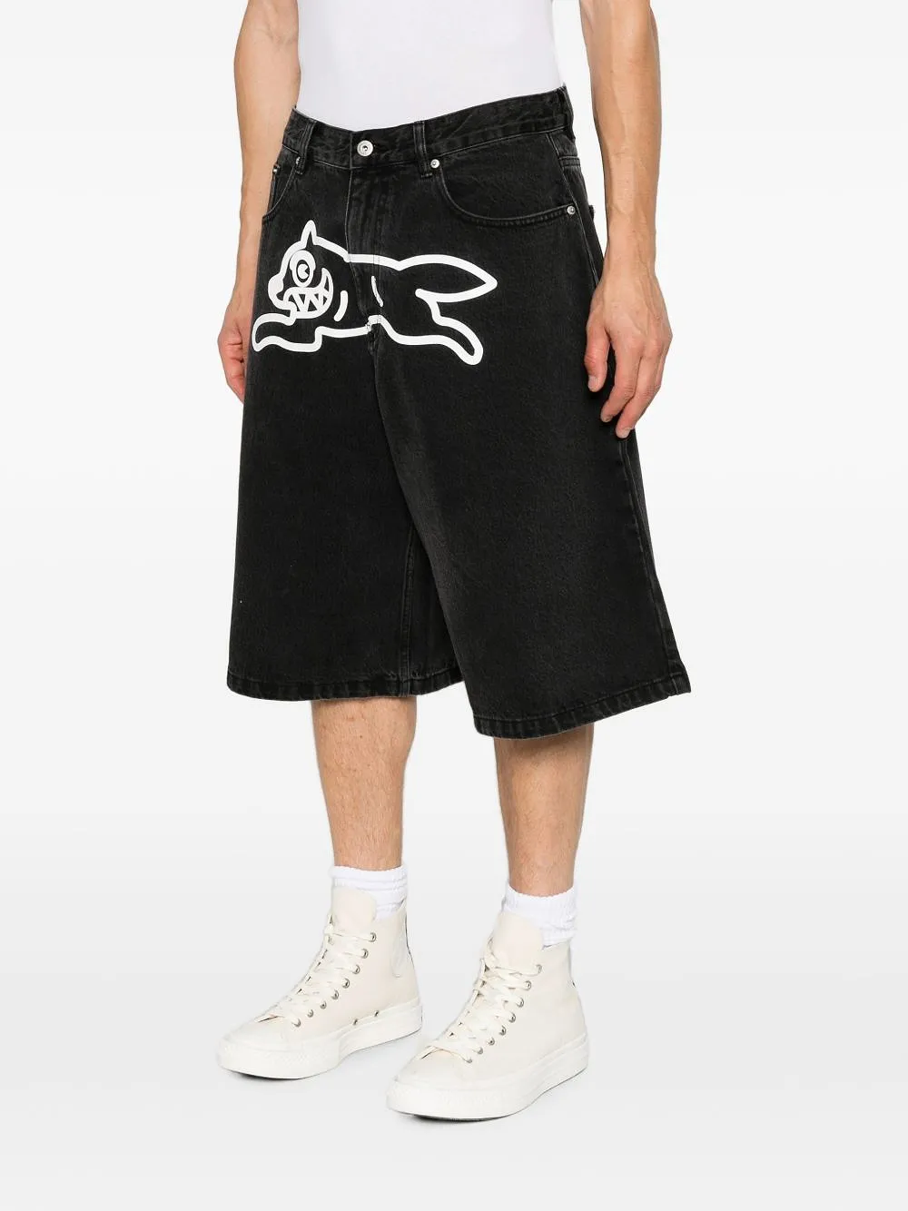 Icecream Denim Cargo Shorts