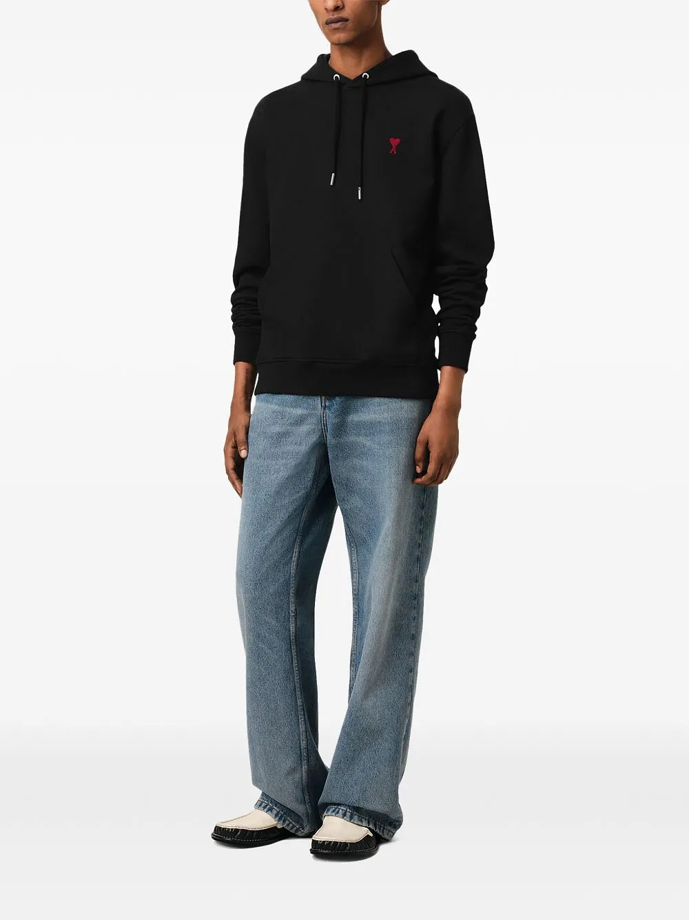 Ami Paris Ami De Coeur Cotton Hoodie