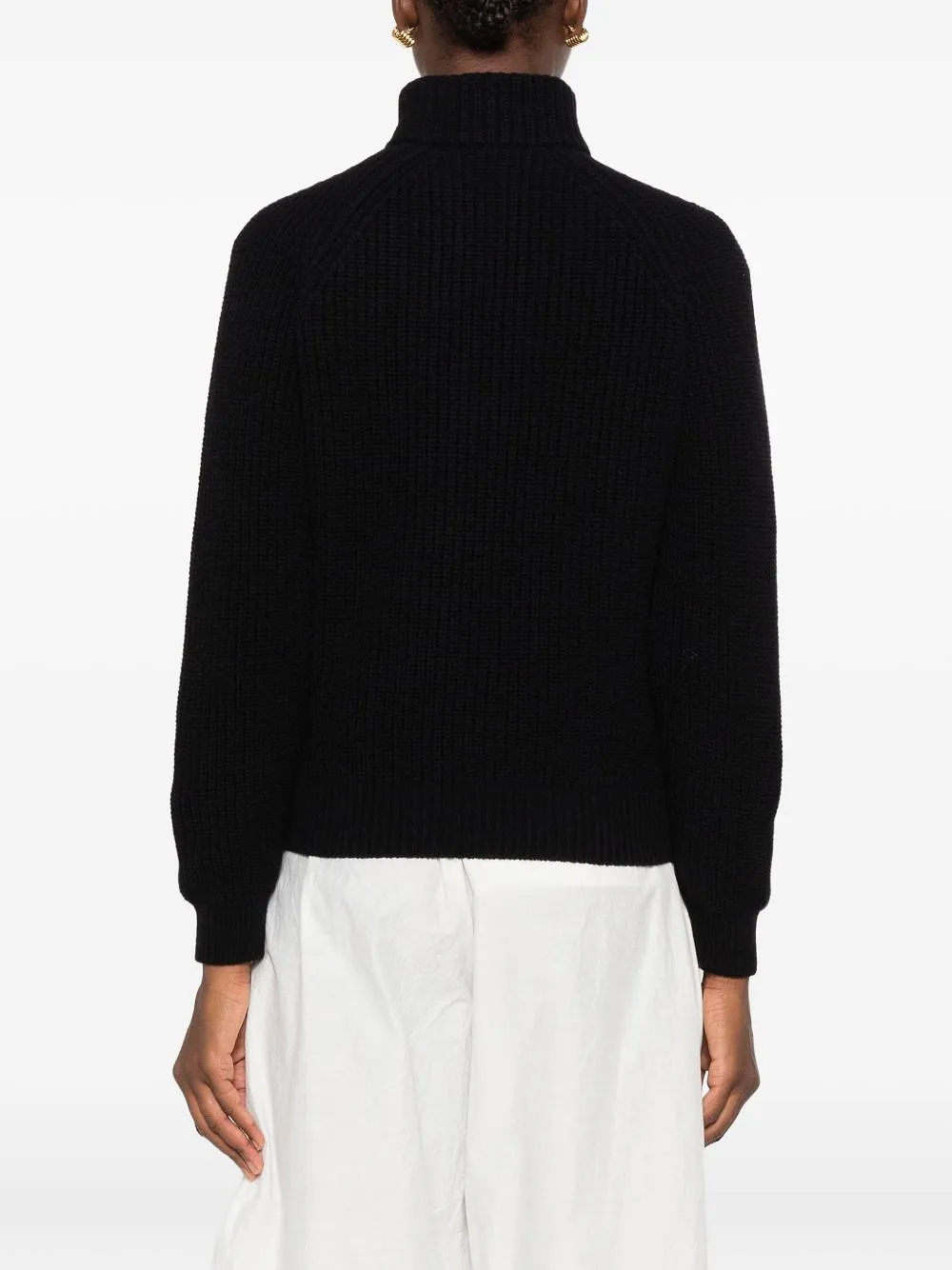 Base Wool Zipped Cardigan