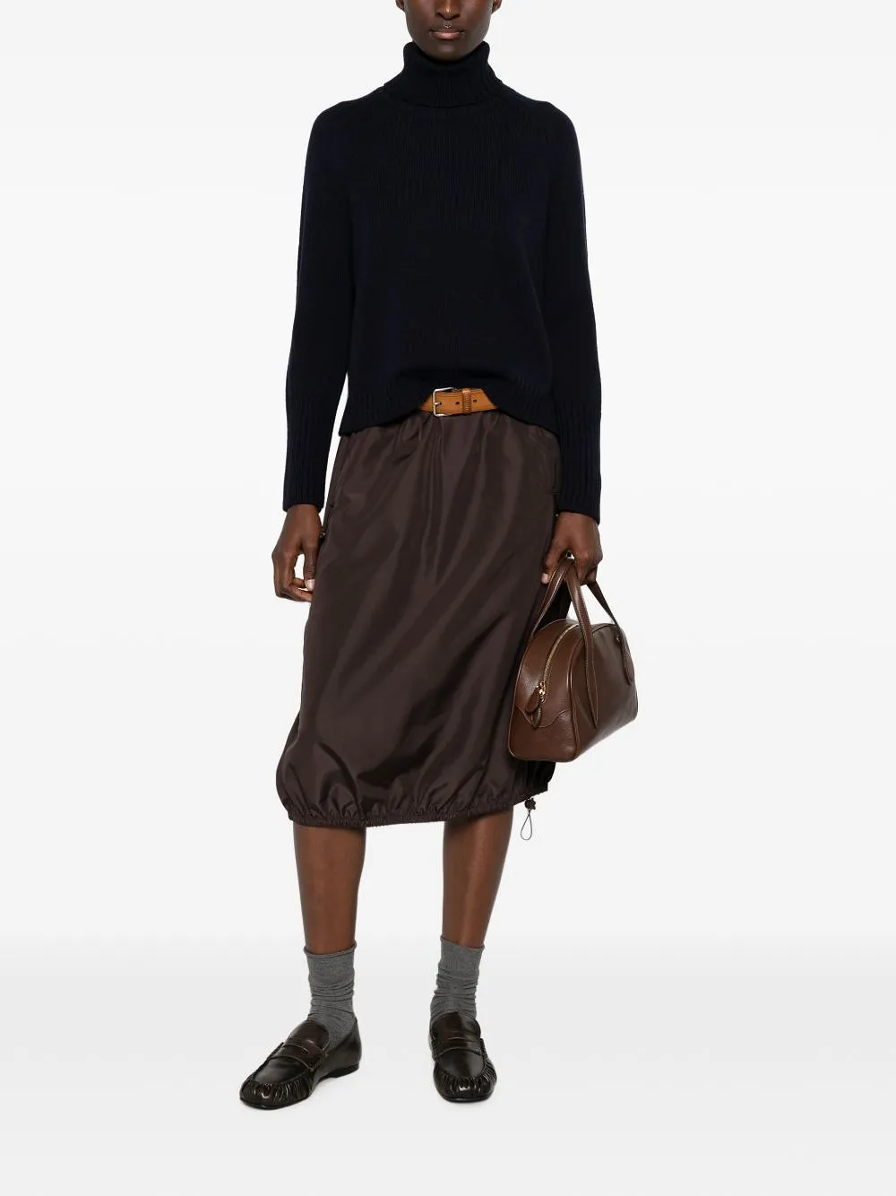 Base Wool Turtle Neck Sweater