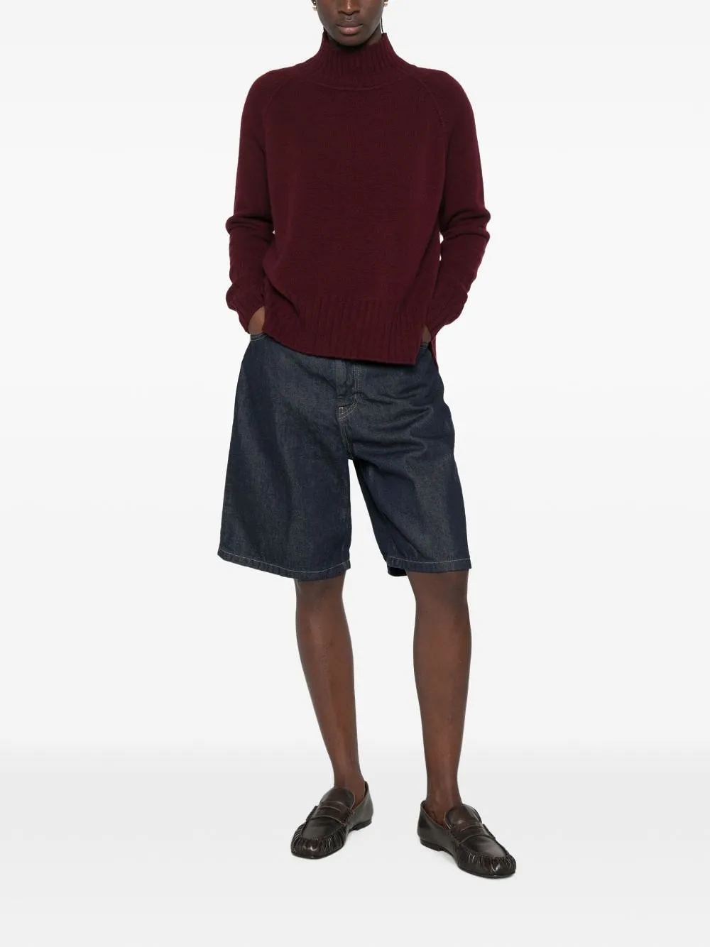 Beyou Cashmere Turtle Neck Sweater