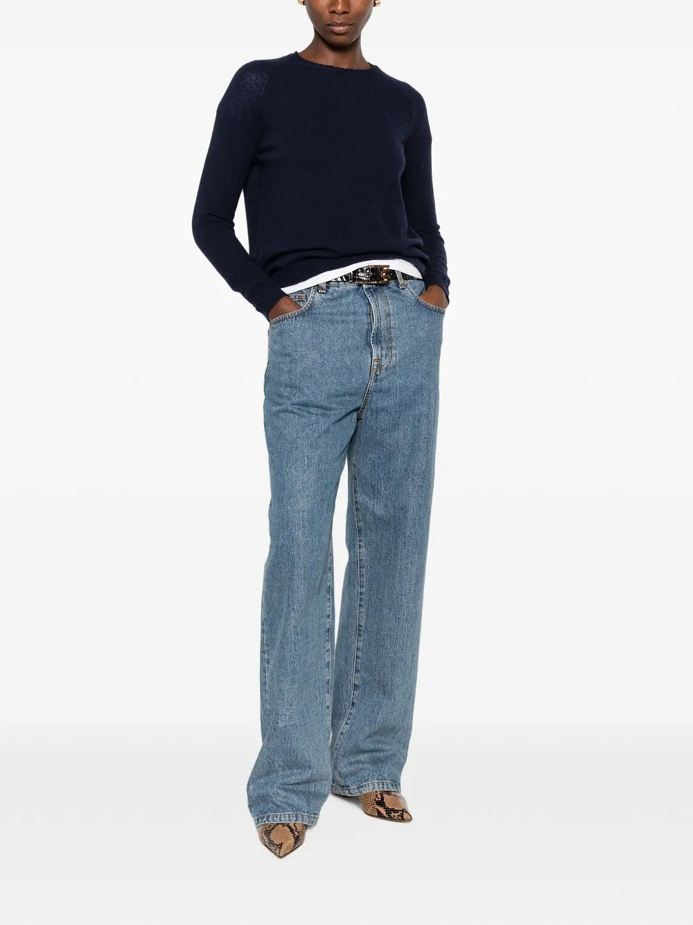 Base Wool And Cashmere Crewneck Sweater