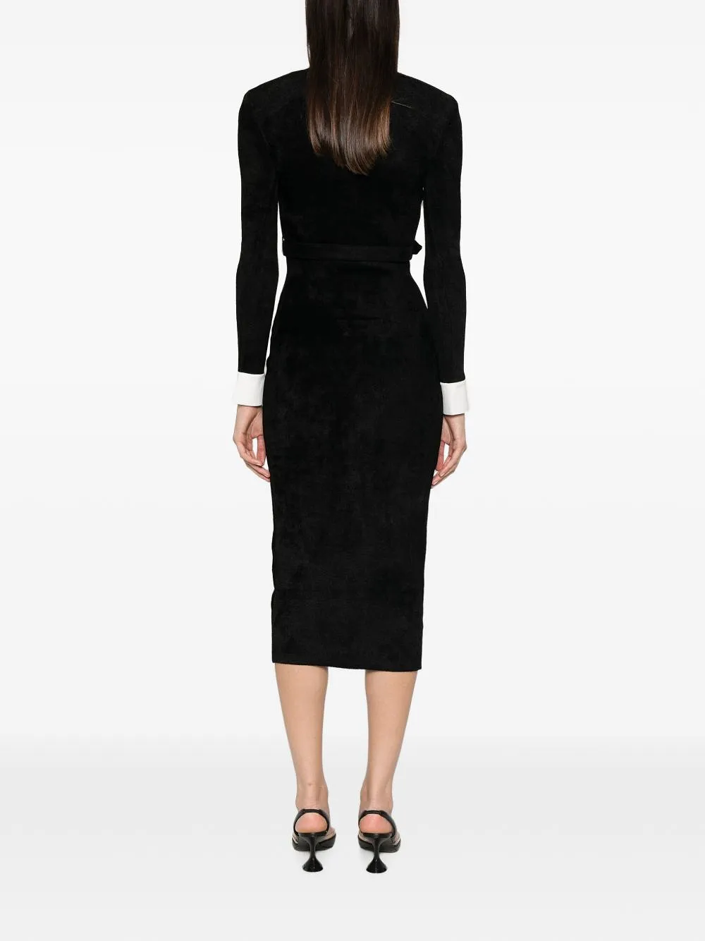 Self Portrait Chenille Long Dress