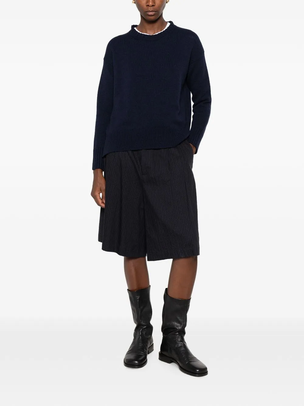 Base Wool And Cashmere Crewneck Sweater