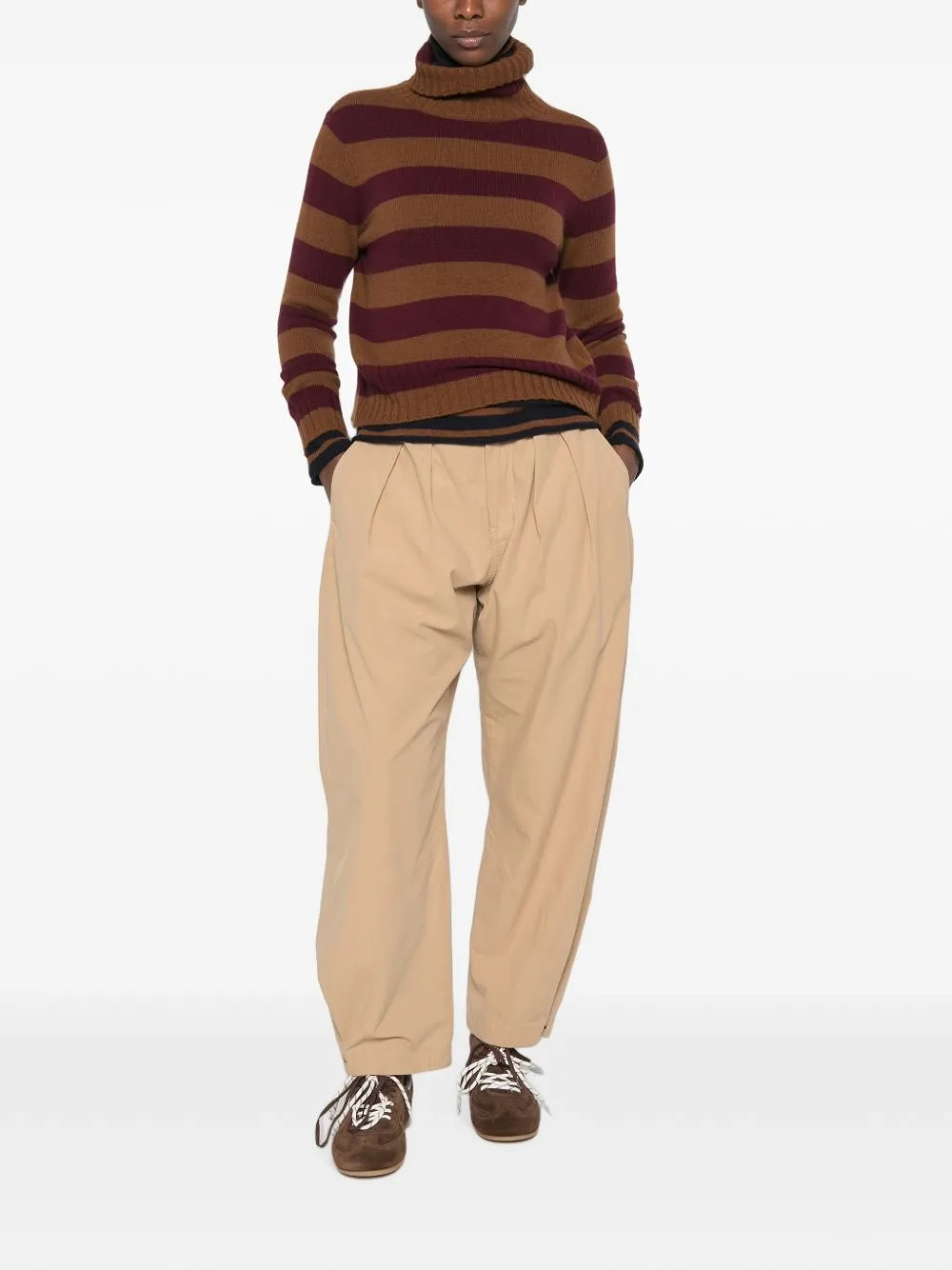 Beyou Cashmere Turtle Neck Sweater