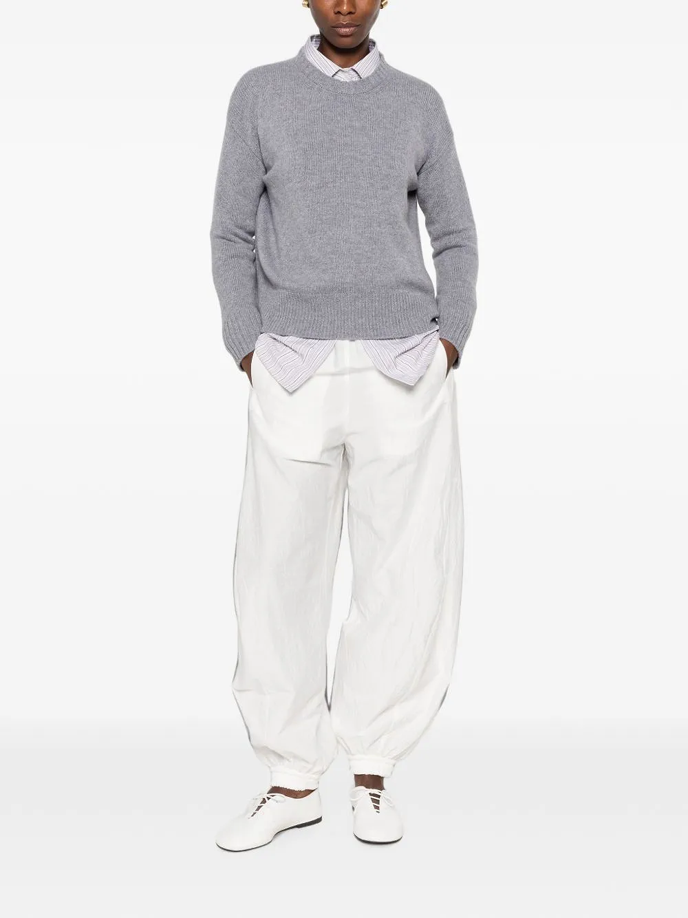 Base Wool And Cashmere Crewneck Sweater