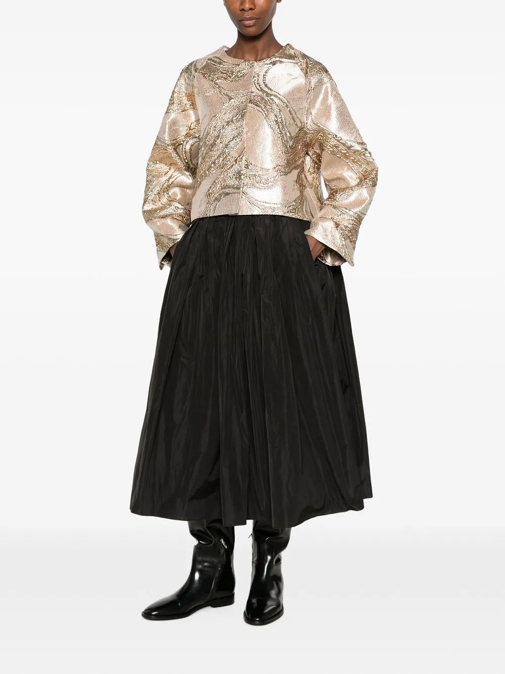 Susanne Bommer Taffetas Long Skirt