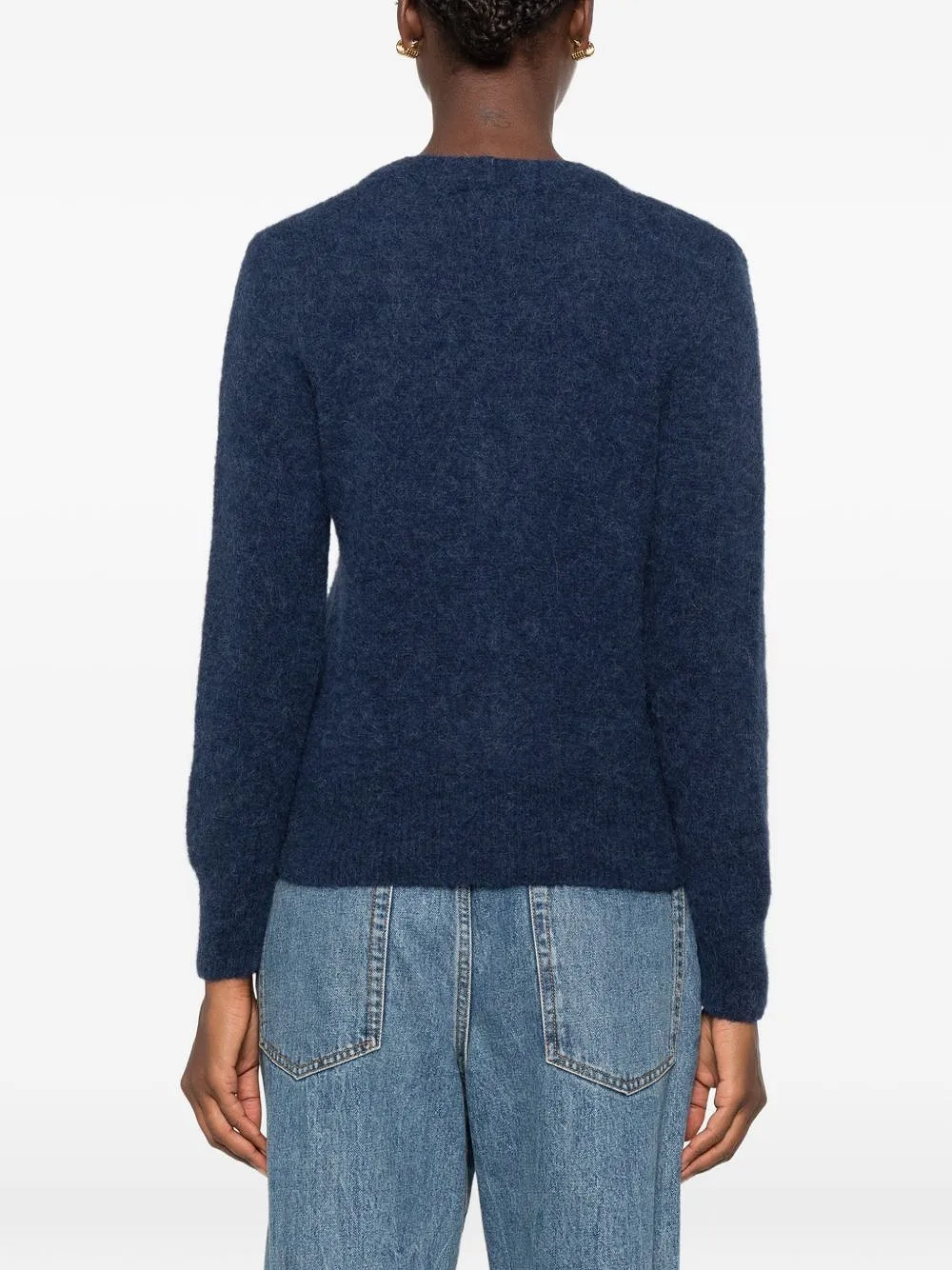 Base Wool V Necked Cardigan