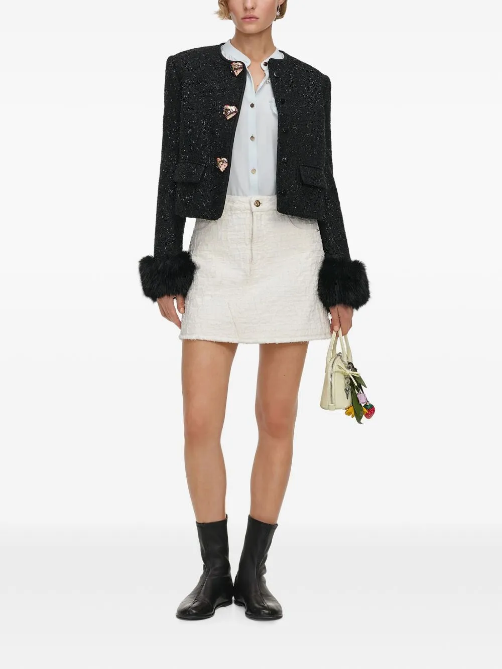 Self Portrait Bouclé Jacket