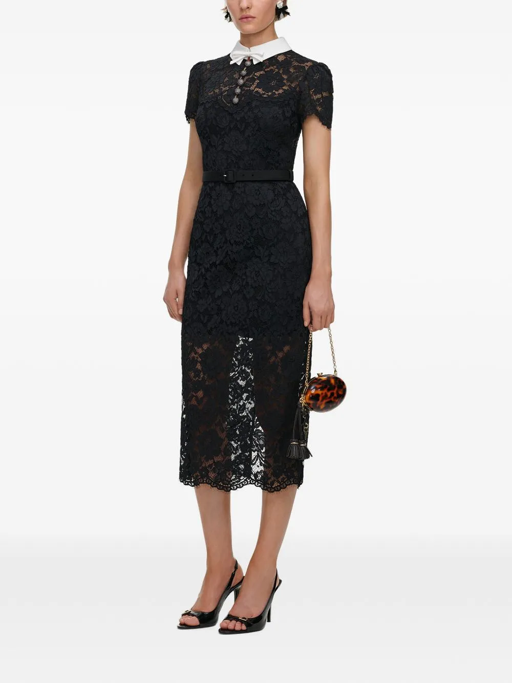 Self Portrait Lace Long Dress