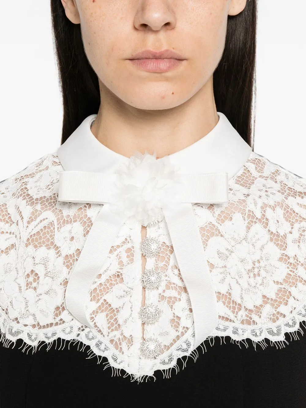 Self Portrait Lace Long Dress
