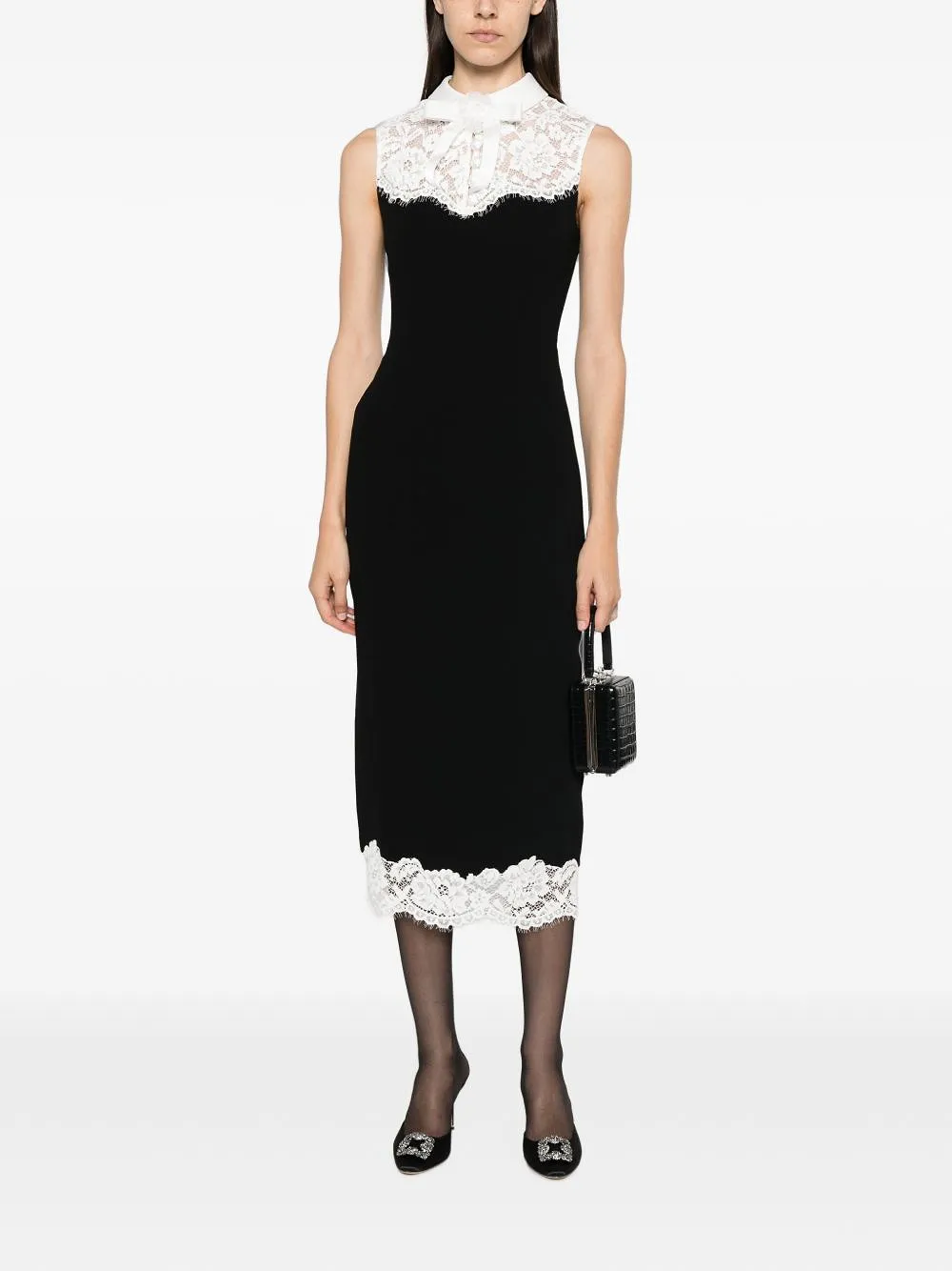 Self Portrait Lace Long Dress