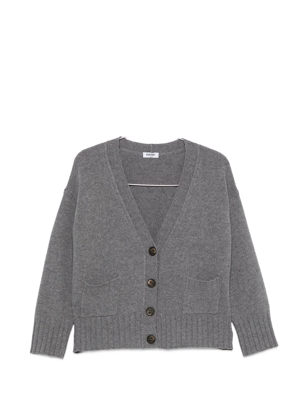 Base Wool V Necked Cardigan