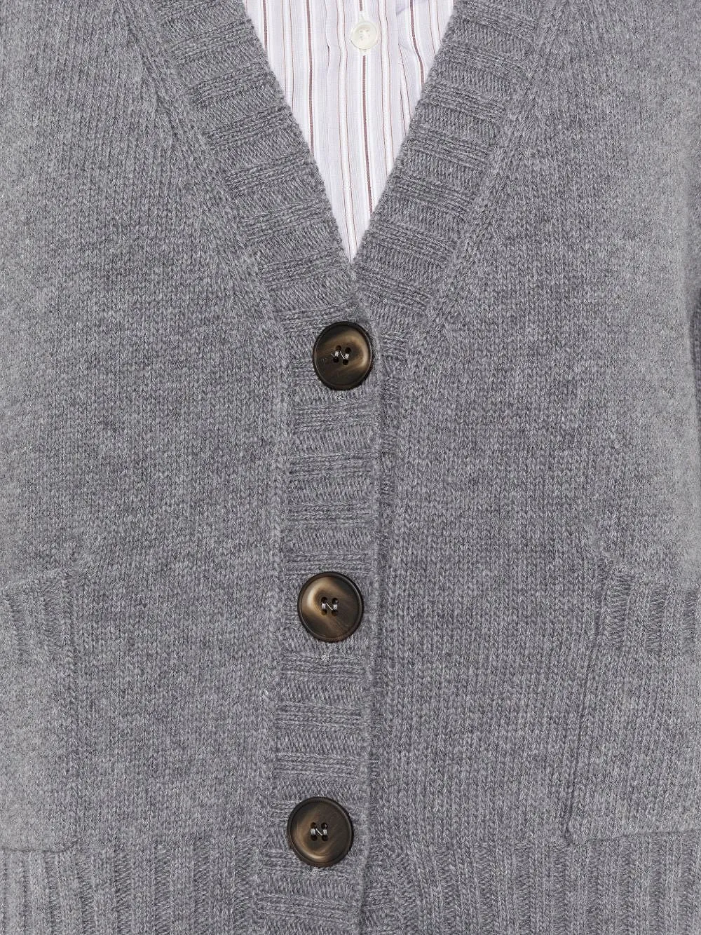 Base Wool V Necked Cardigan