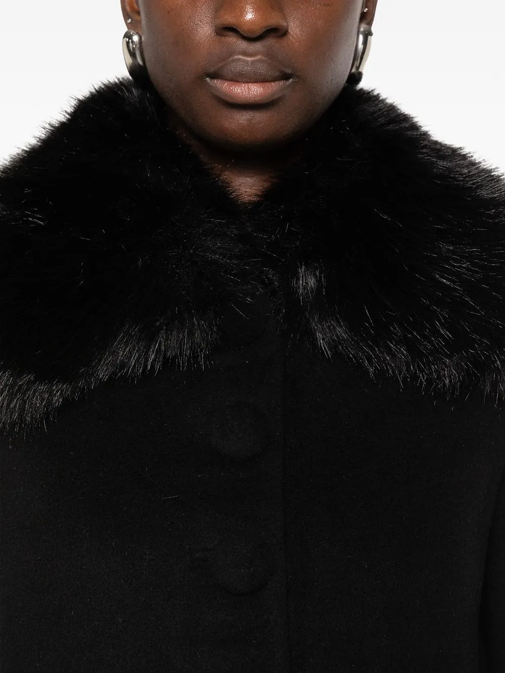 Self Portrait Faux Fur Trim Jacket