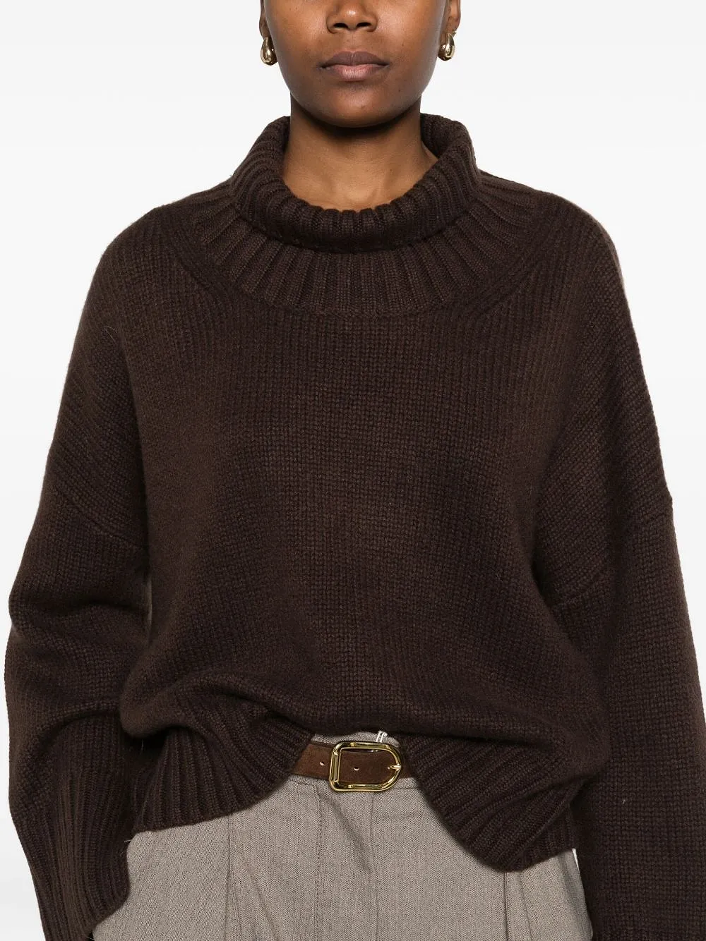 Soft Goat Cashmere Turtle Neck Sweater