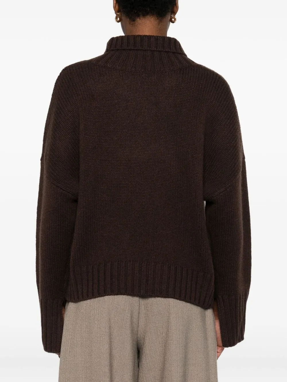 Soft Goat Cashmere Turtle Neck Sweater