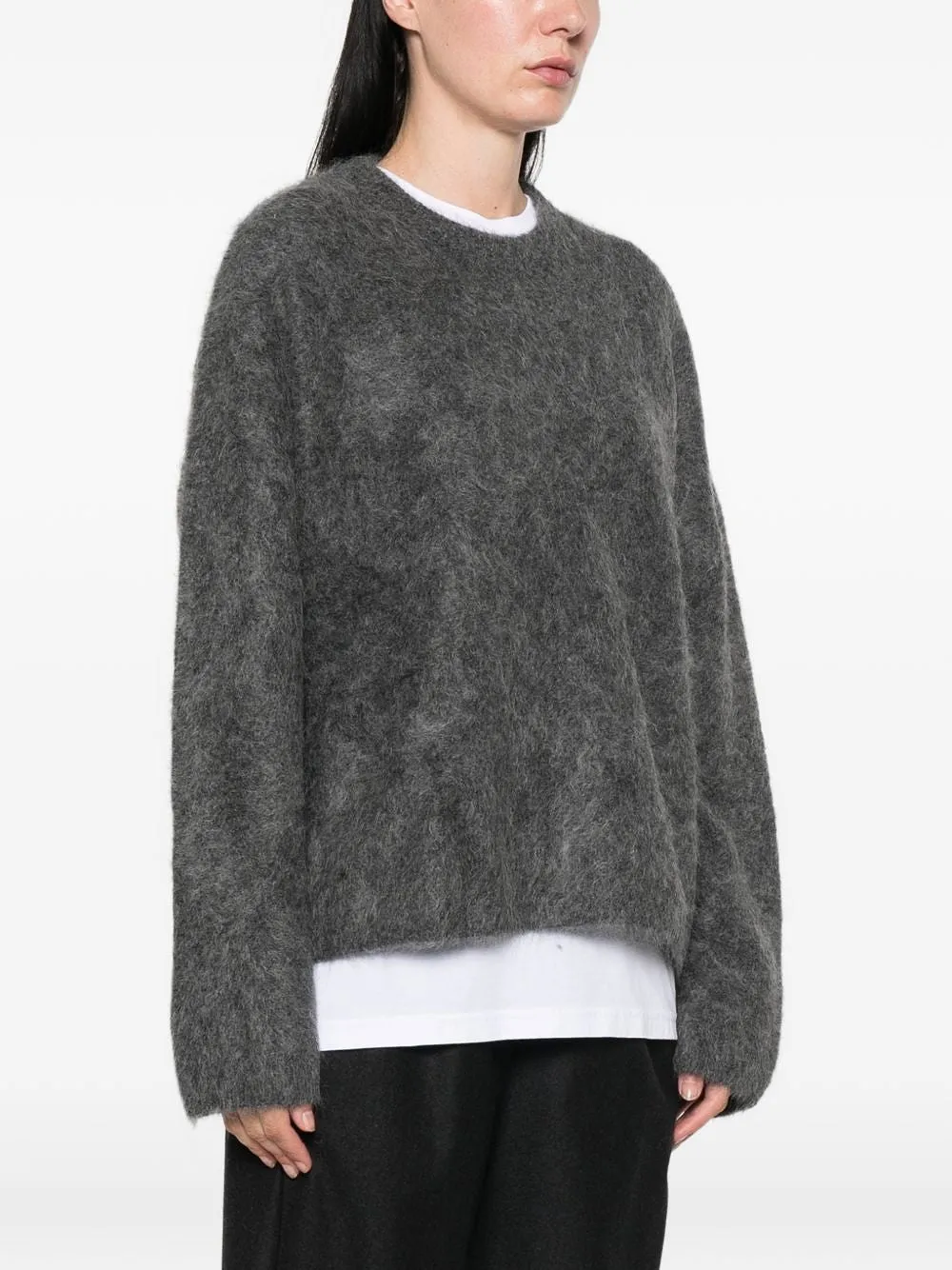Soft Goat Wool Crewneck Jumper