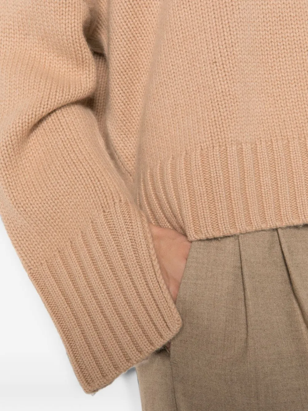 Soft Goat Cashmere Turtle Neck Sweater