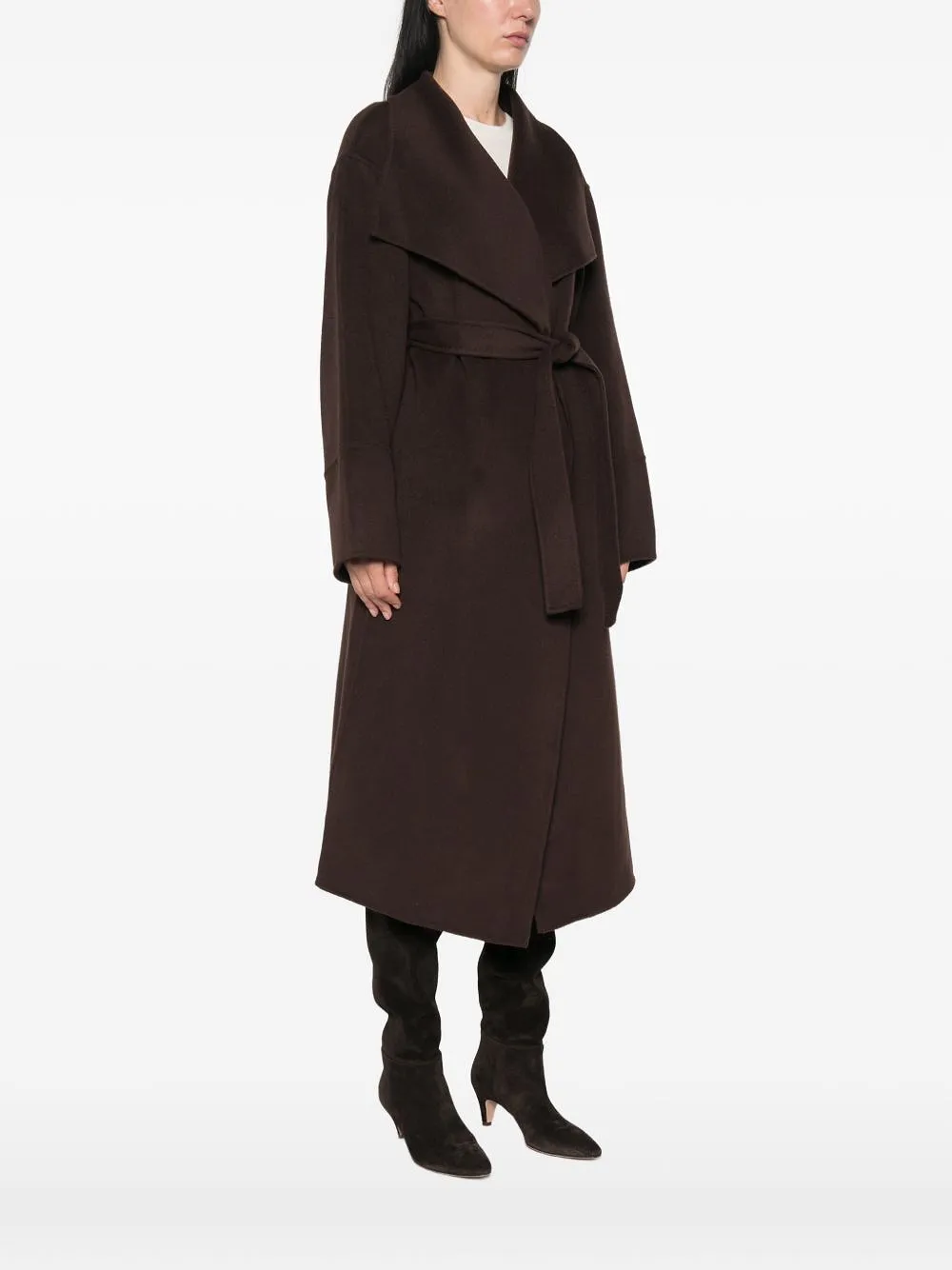 Soft Goat Wool Long Coat