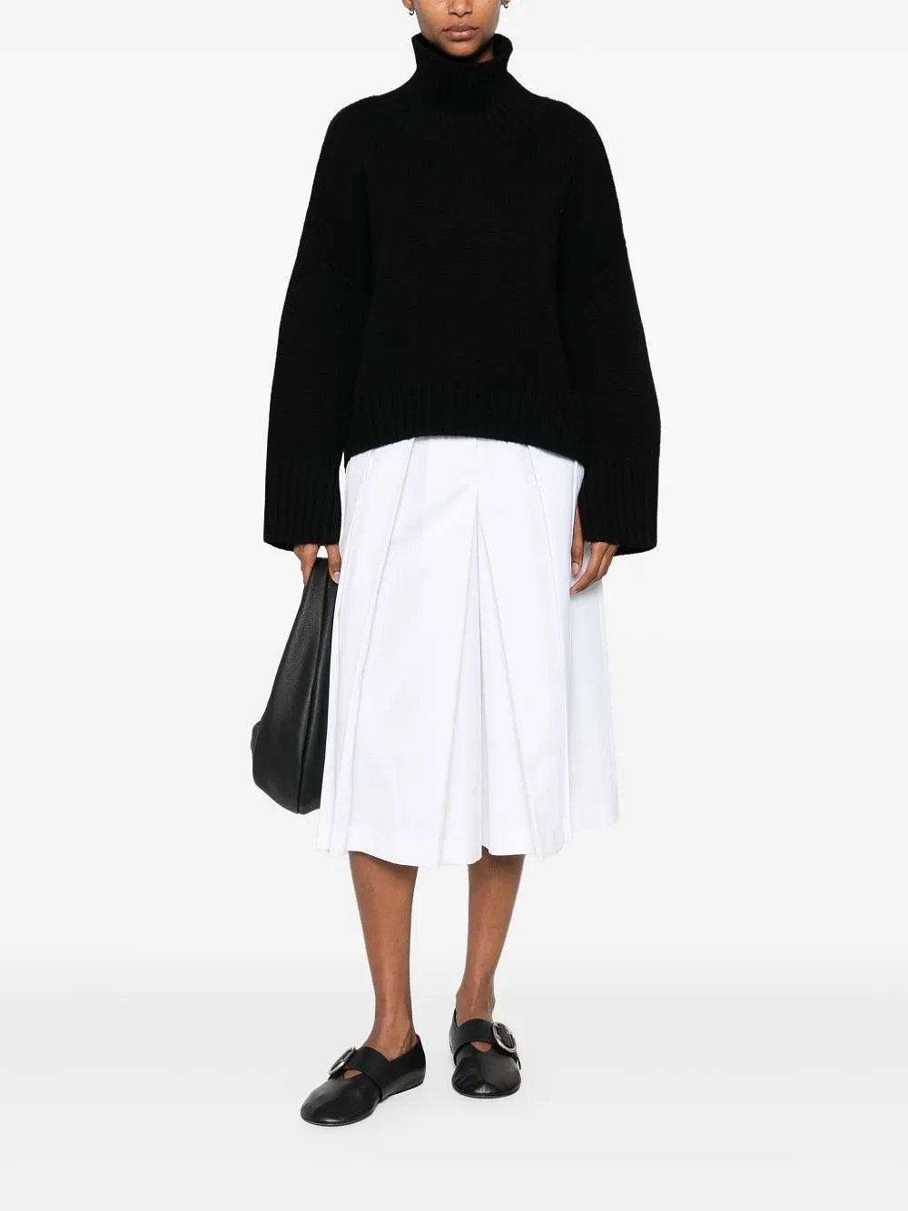Soft Goat Cashmere Turtle Neck Sweater