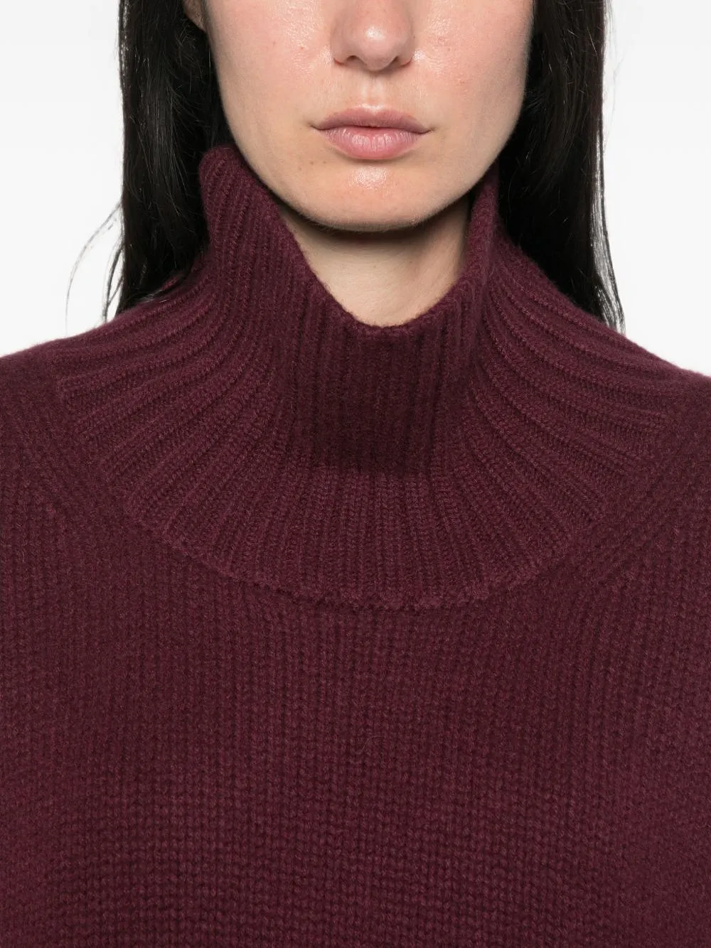 Soft Goat Cashmere Turtle Neck Sweater