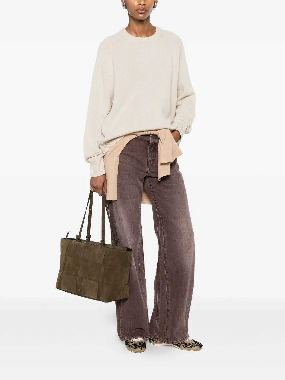 Soft Goat Wool Crewneck Jumper