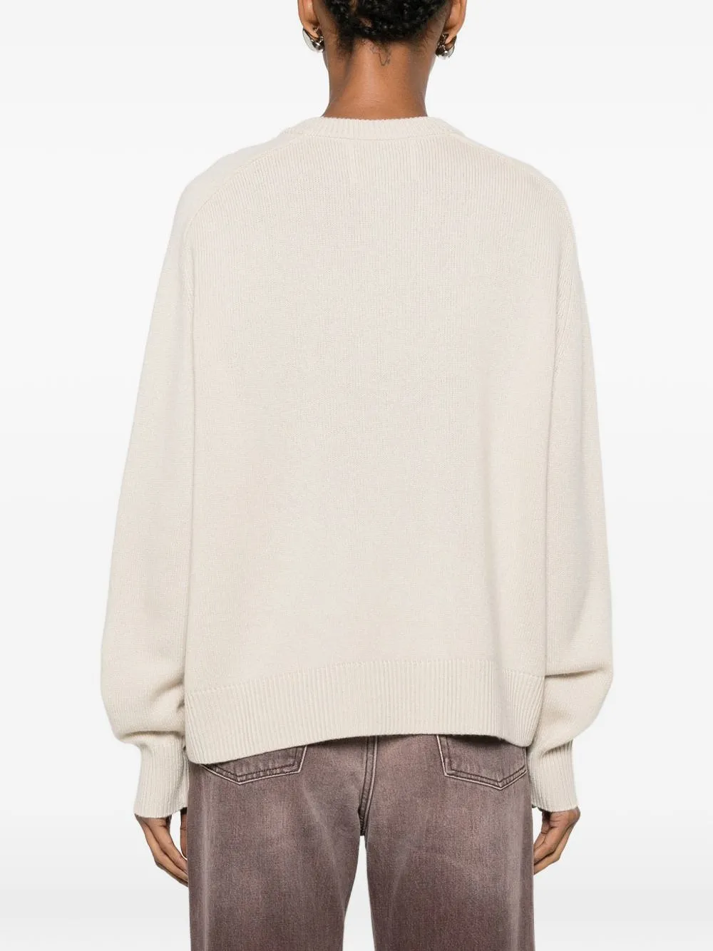 Soft Goat Wool Crewneck Jumper