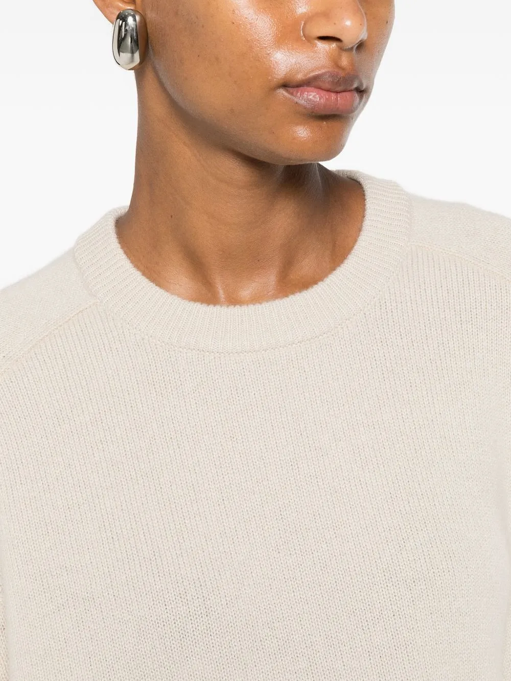Soft Goat Wool Crewneck Jumper
