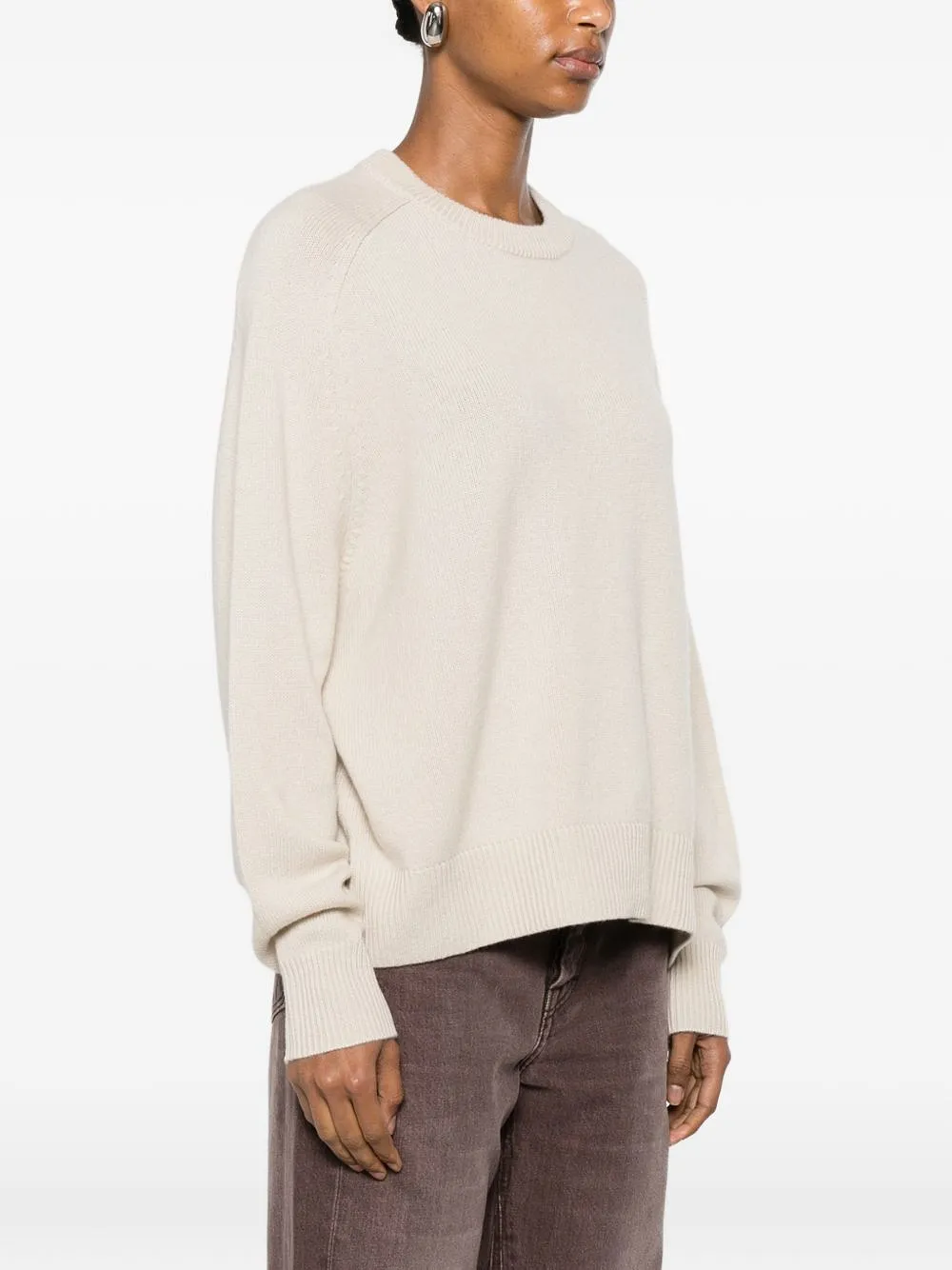Soft Goat Wool Crewneck Jumper