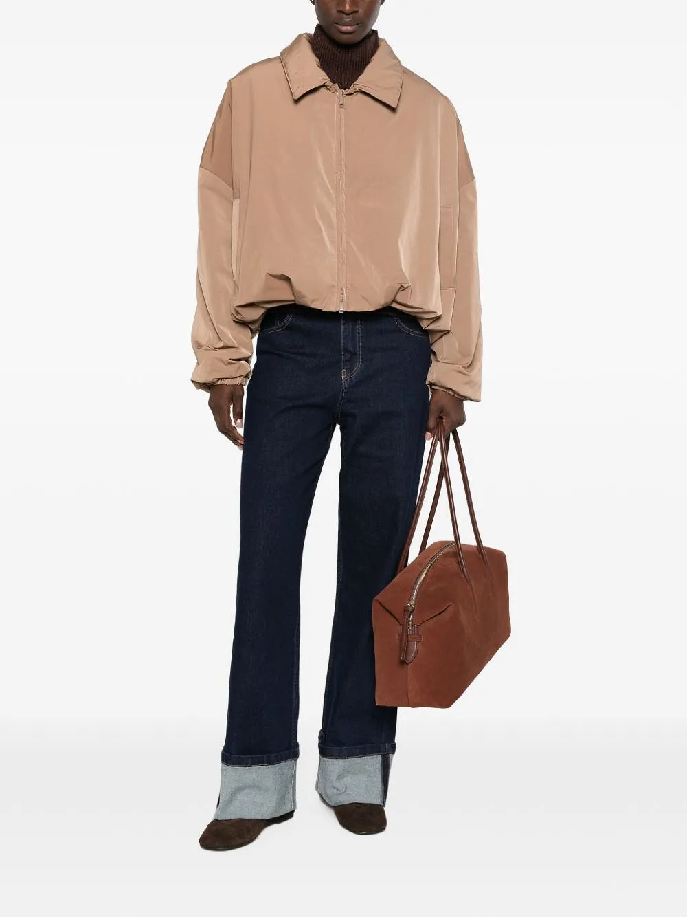 Sosue Drawstring Short Jacket