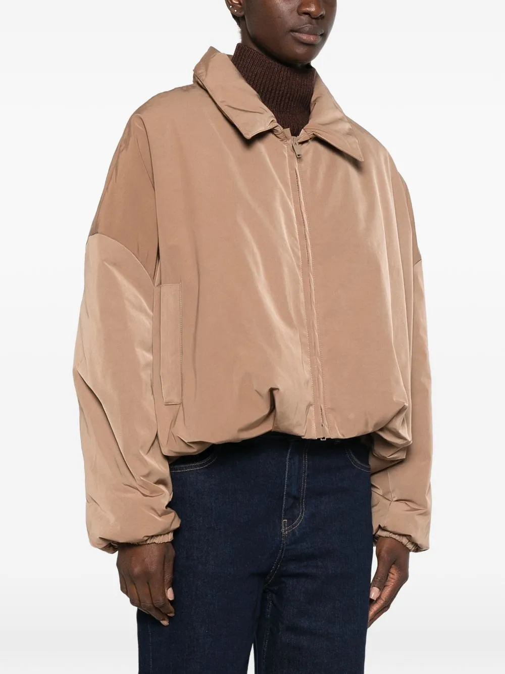 Sosue Drawstring Short Jacket